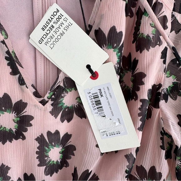 New! Ted Baker Lucieey‎ Fit And Flare Tiered Mini Dress Floral Print - Picture 9 of 9